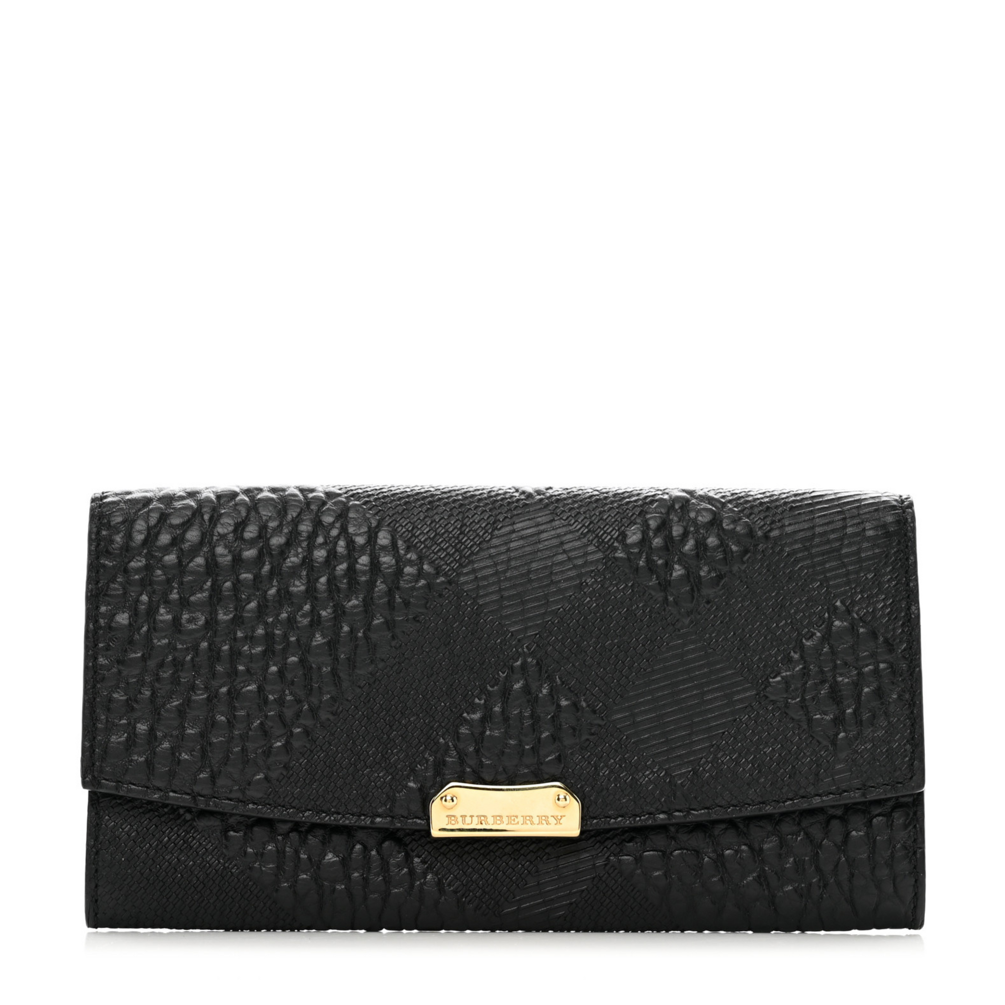 Signature Grain Calfskin Embossed Wallet