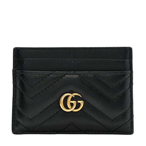 GG Marmont Card Holder in Black