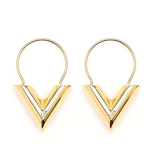 V Hoop Earrings