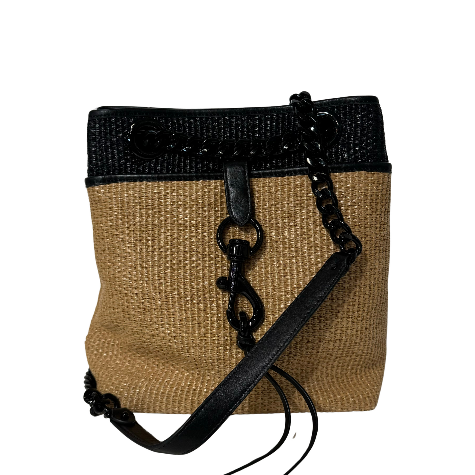 Black Wicker Bag