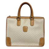 Vintage Leather-Trimmed GG Tote