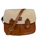 Florentine Shearling Saddle Bag