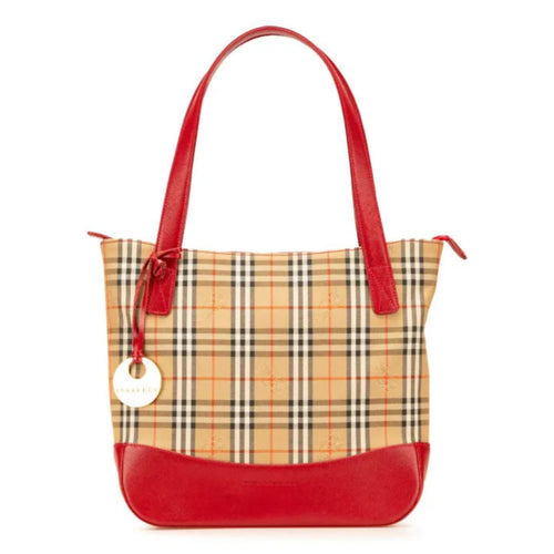 Haymarket Check Canvas Tote Bag