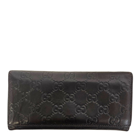 GG Canvas Zip Around Wallet