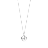 Notes Alphabet Disc Charm Pendant