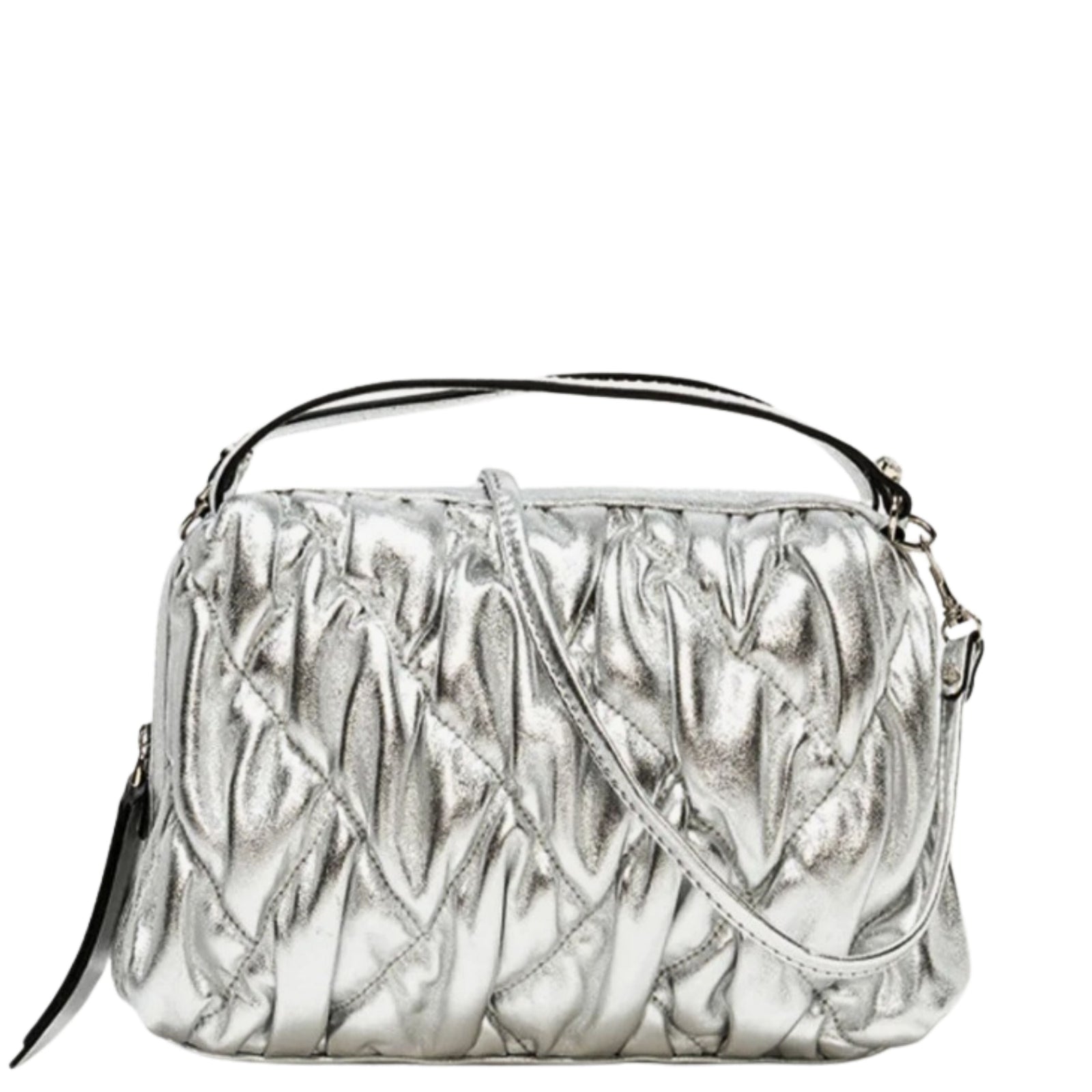 Silver Crossbody Bag