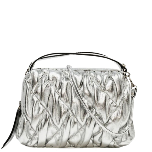 Silver Crossbody Bag