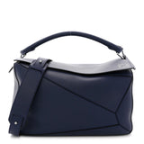 Calfskin Puzzle Bag Navy