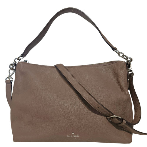 Pebbled Leather Shoulder Bag