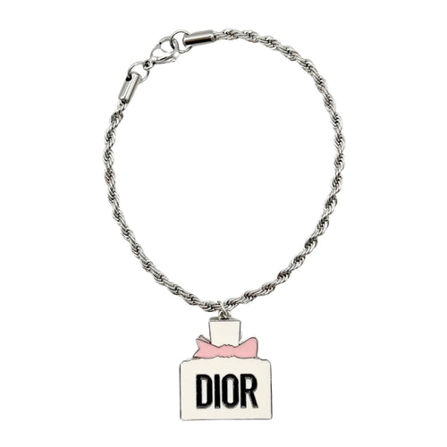 Repurposed Dior Pendant Bracelet