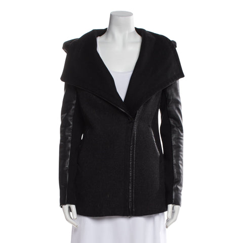 Fur Wool Coat