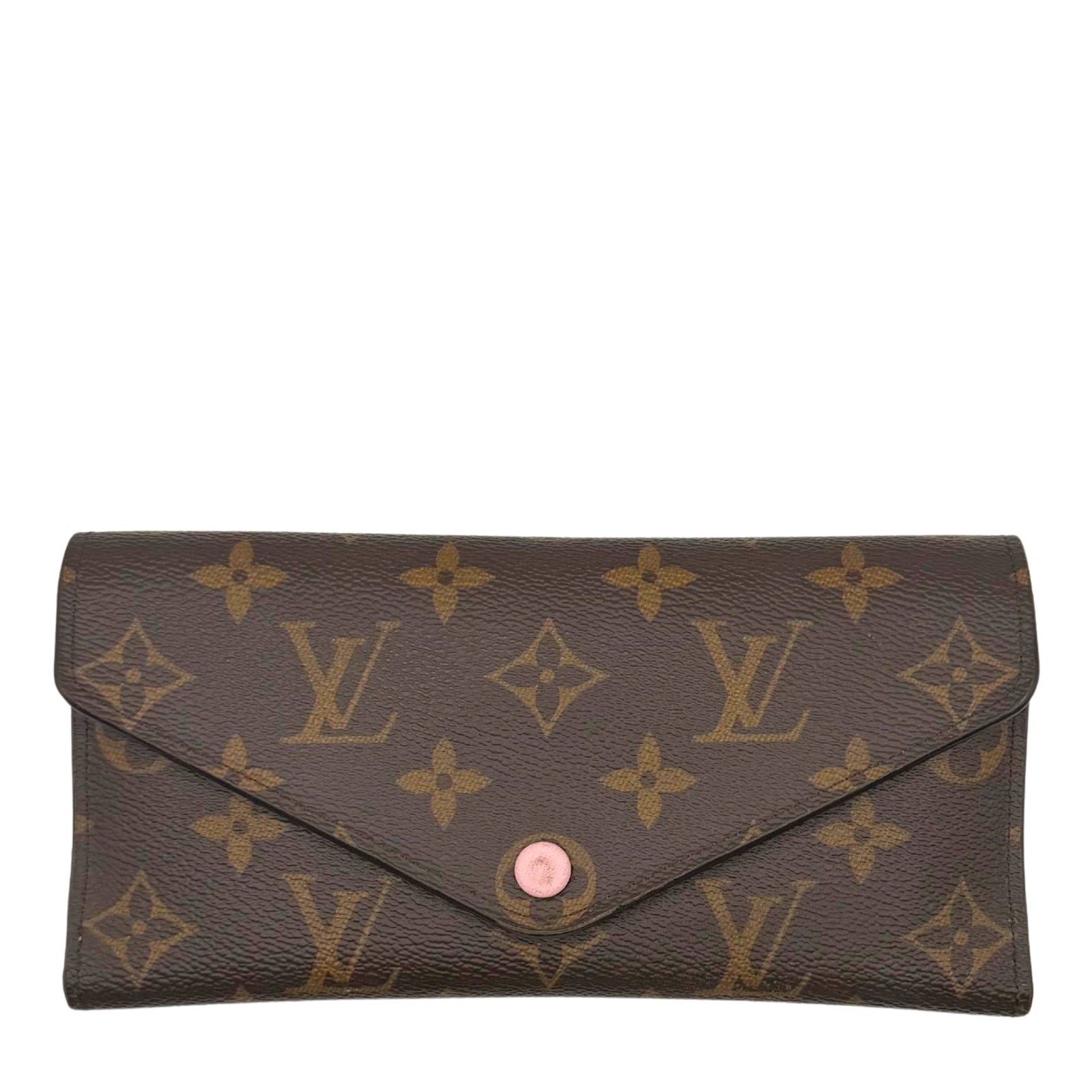 Monogram Josephine Wallet in Rose Ballerine
