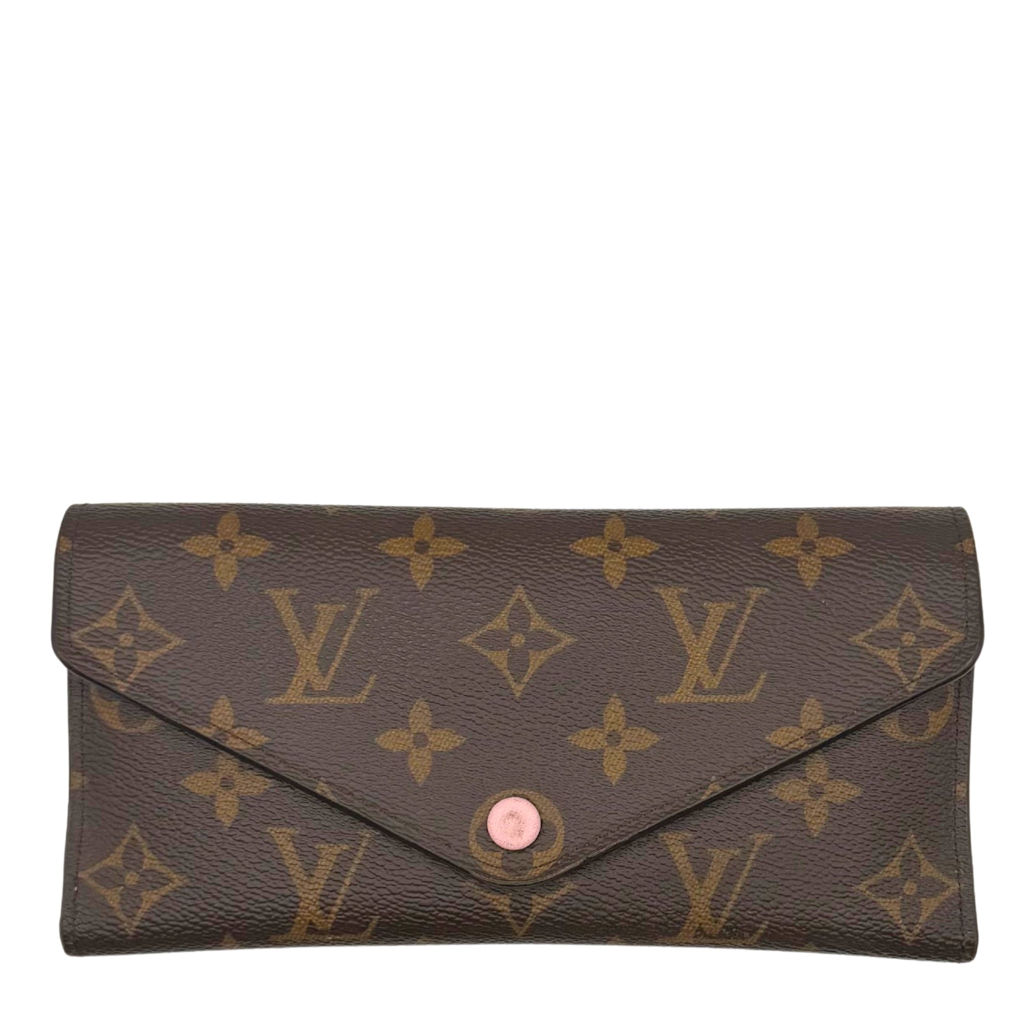 Monogram Josephine Wallet in Rose Ballerine