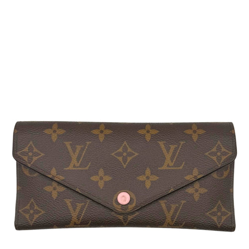 Monogram Josephine Wallet in Rose Ballerine