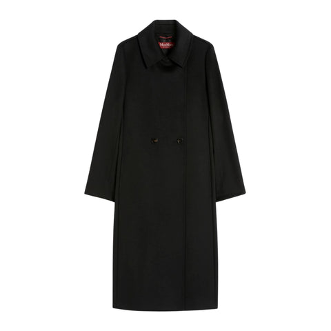 Croc Embossed Leather Coat