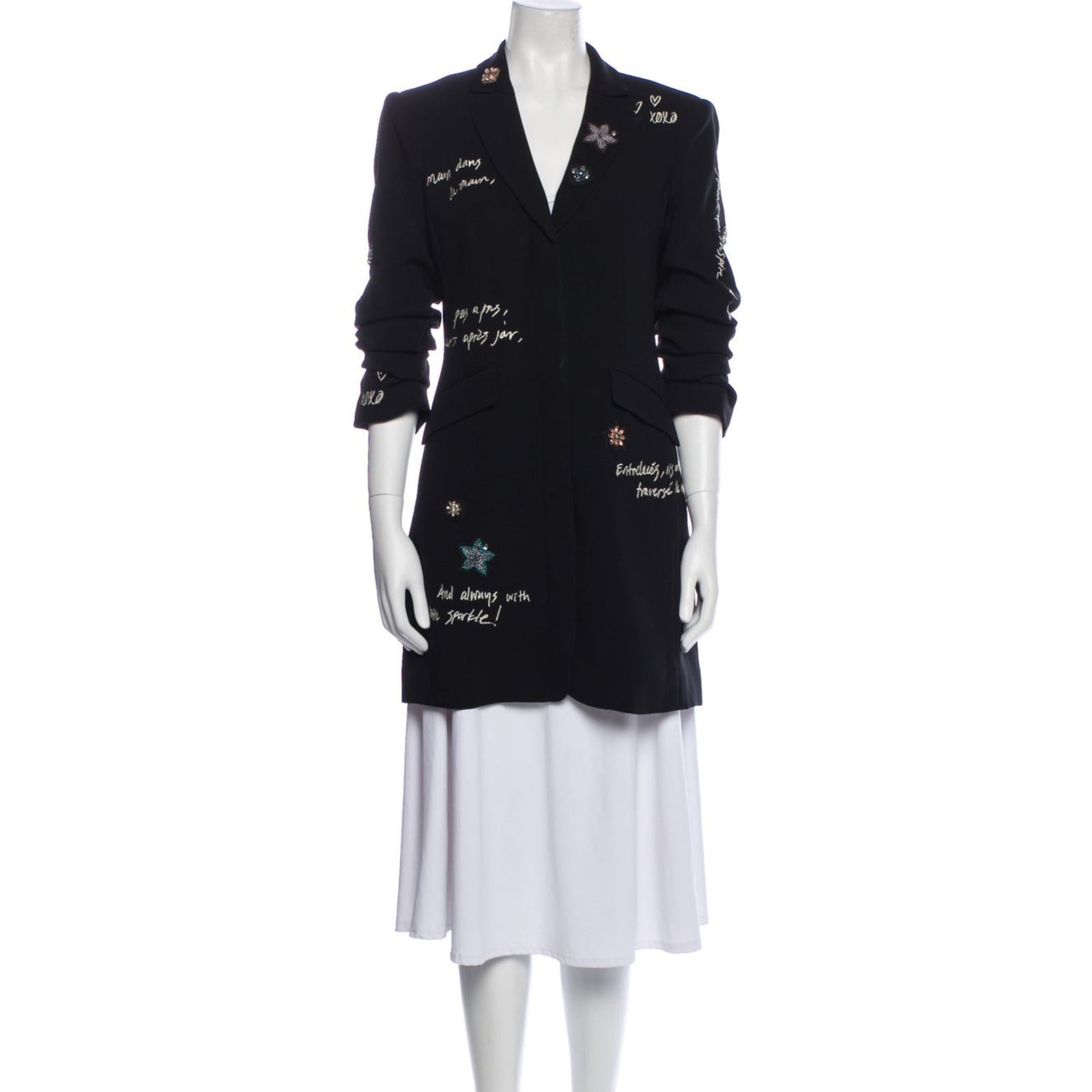 Joel Embroidered Blazer Dress