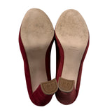 Red Suede Pumps 9