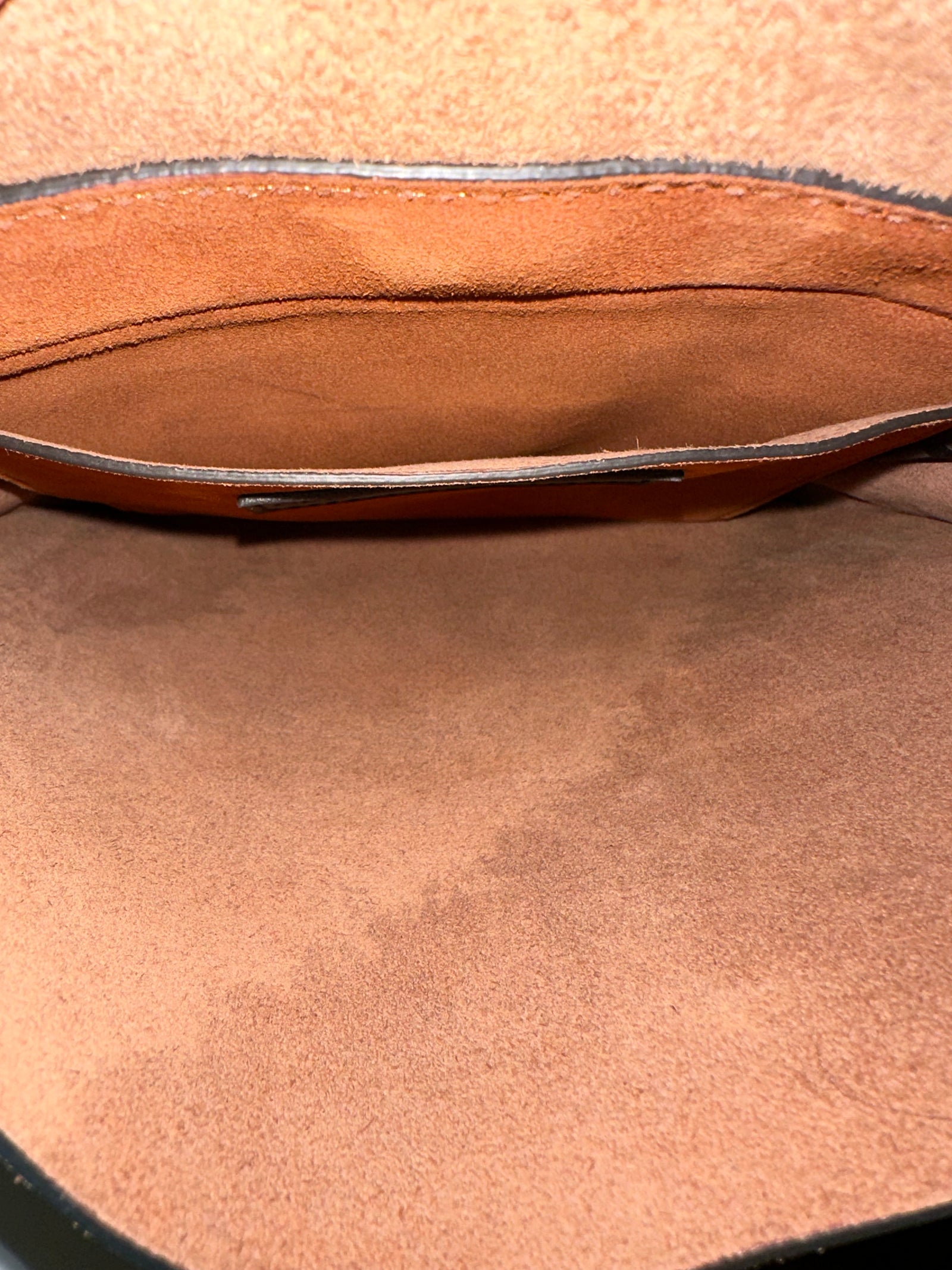 Brown Leather Saddle Bag