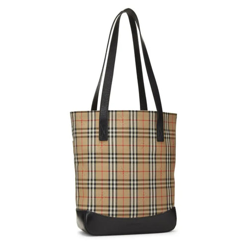 Haymarket Check Canvas Tote Bag
