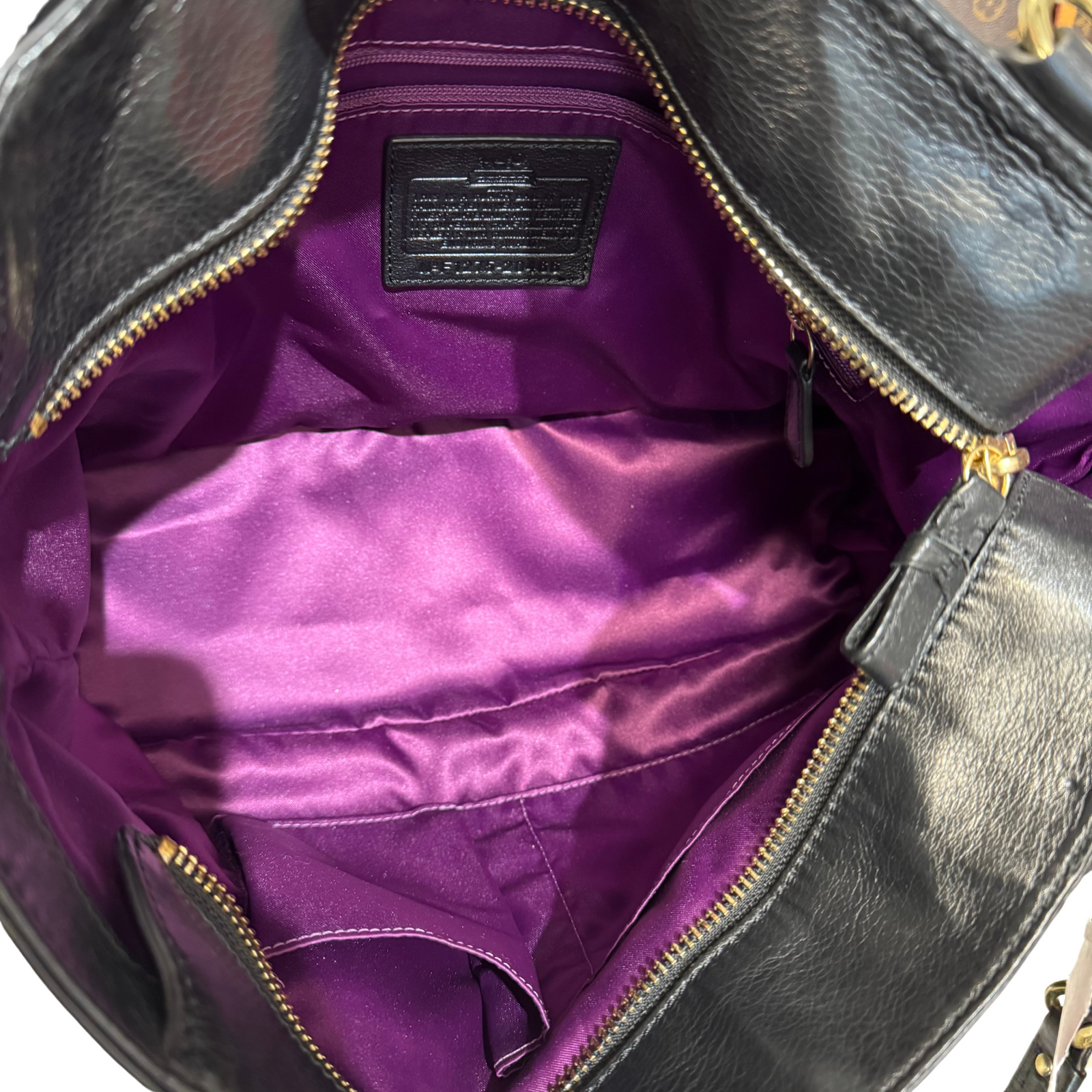 Black Leather Shoulder Bag