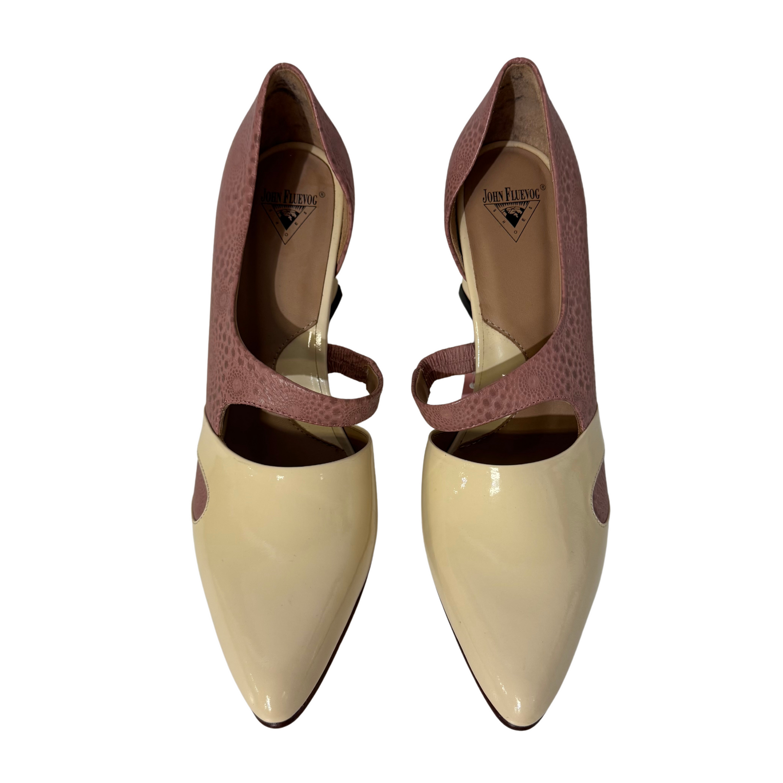 Pink White Heels 8.5