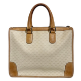 Vintage Leather-Trimmed GG Tote