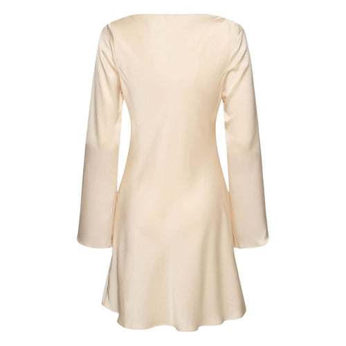 Almond Pike Satin Dress