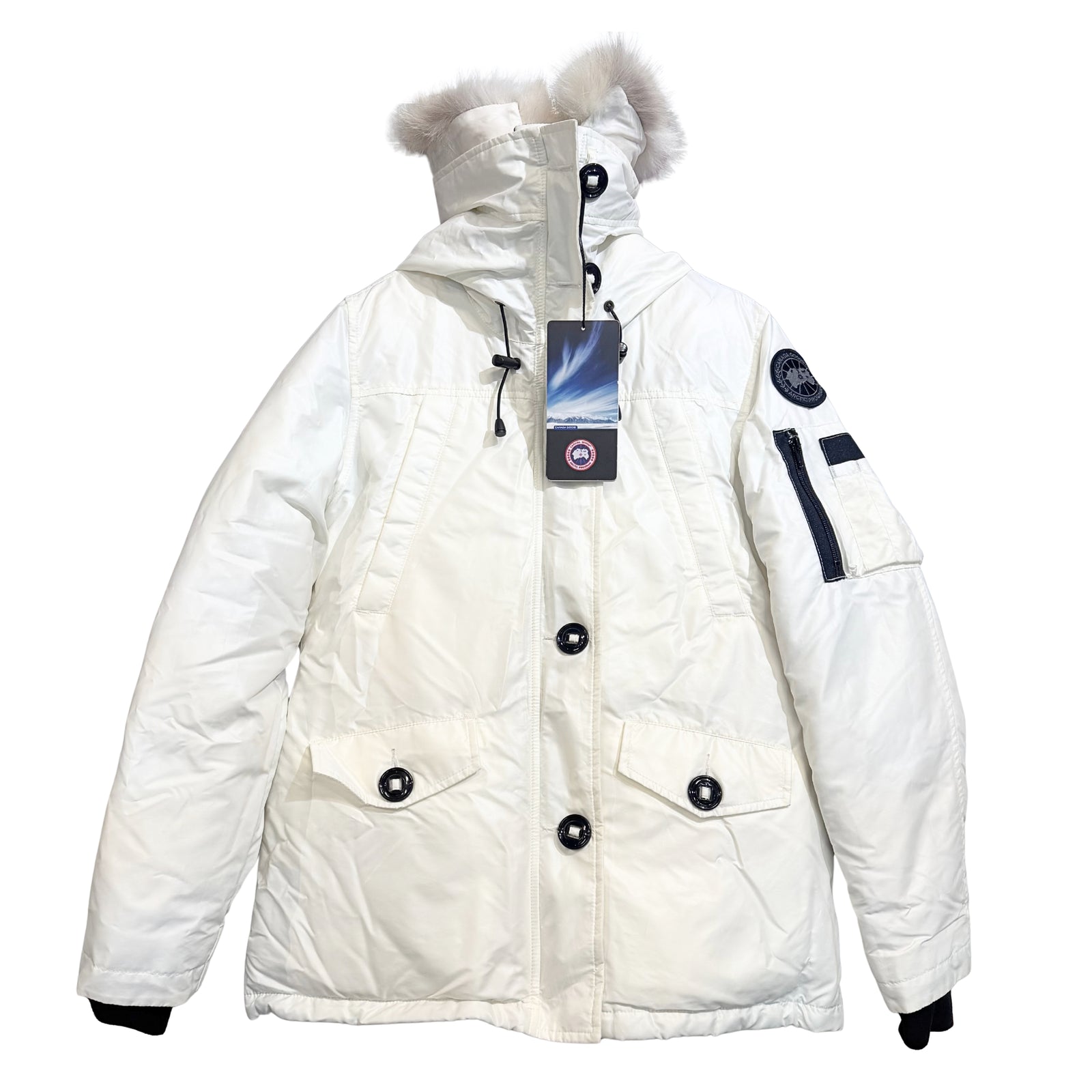 Montebello Parka in Pearl White