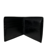 Saffiano Leather Emblem Bifold Wallet
