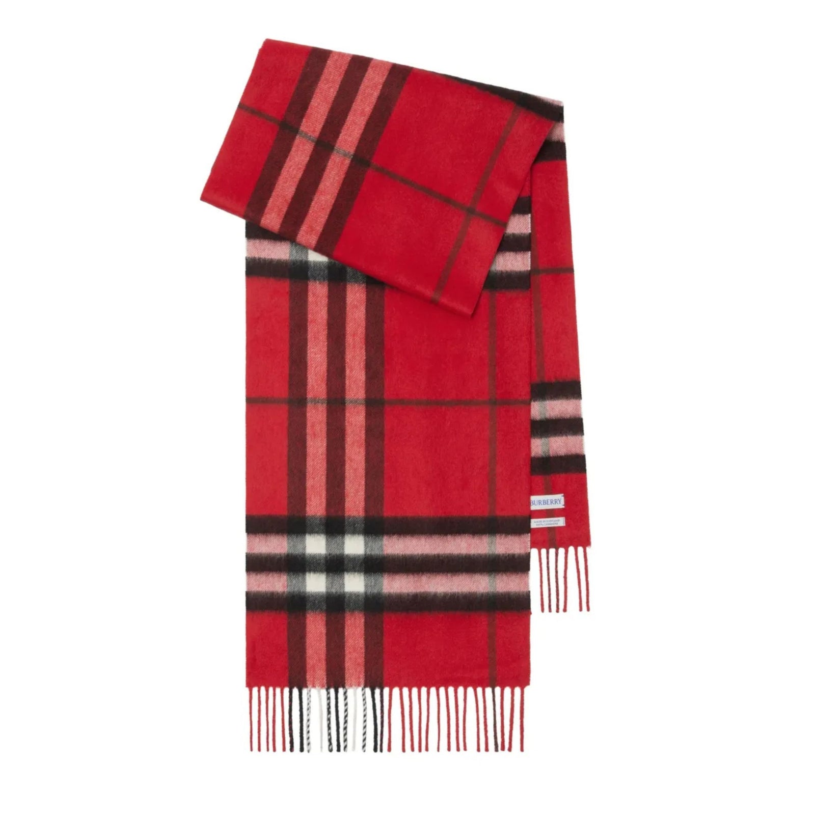 Checked Cashmere Scarf