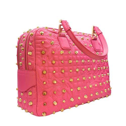 Barocco Quilted Nappa Vanitas Demetra Pink