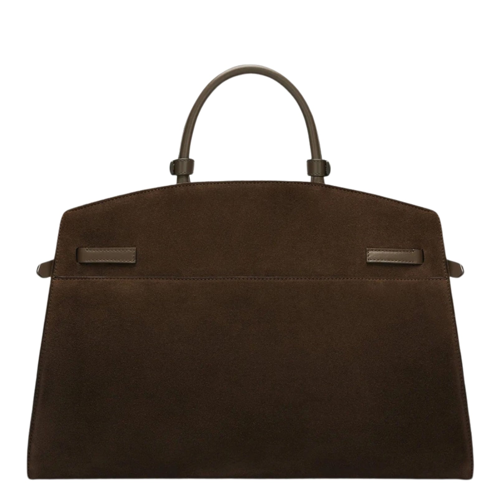 The Hudson Mocha Suede Tote Bag