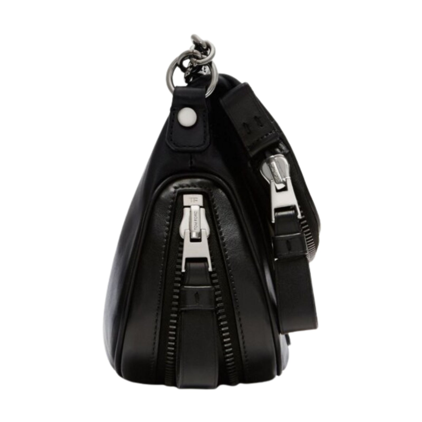 Calfskin Mini Jennifer Crossbody Bag Black