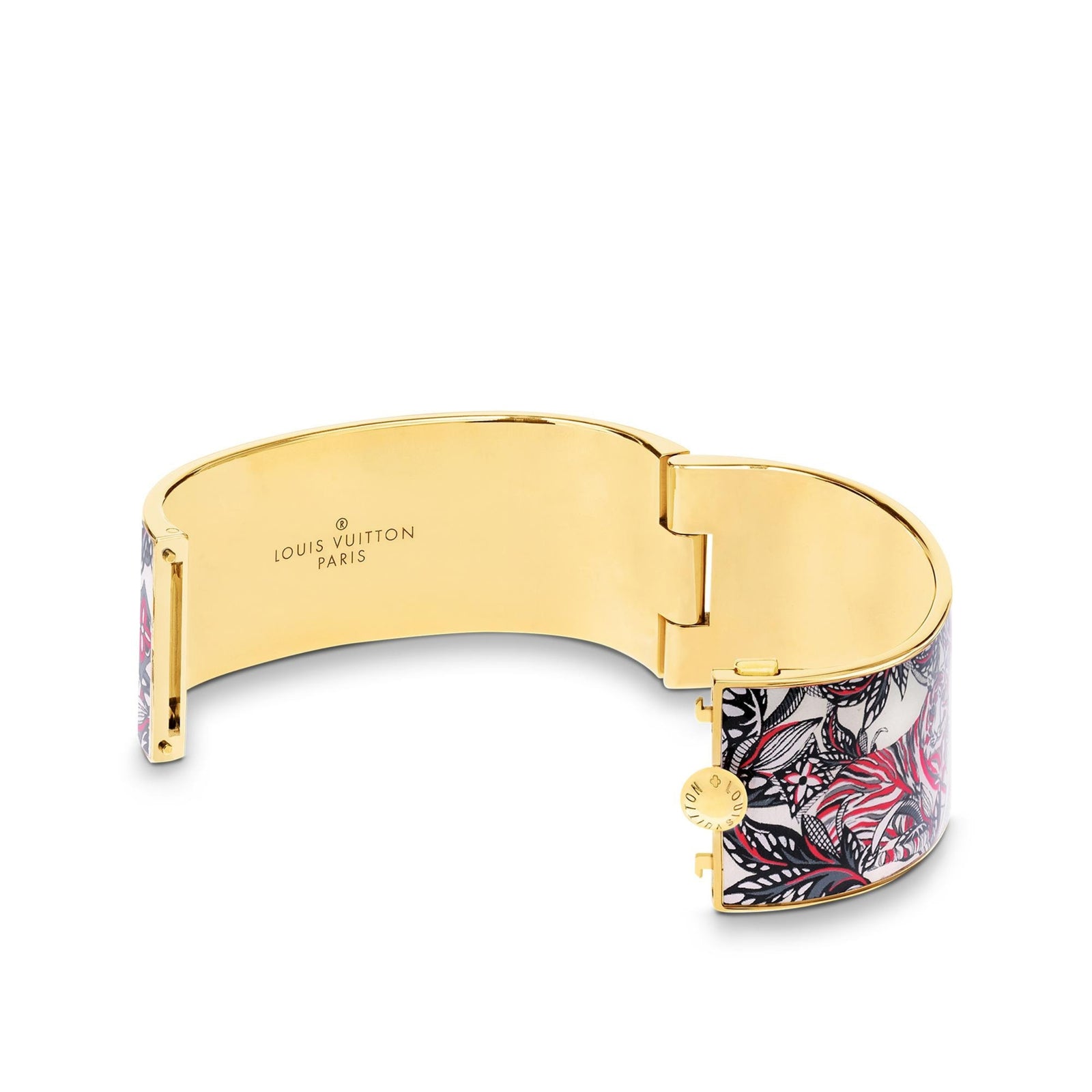 Enamel Confidential Hinged Bangle S