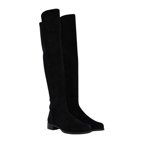 Black Suede 5050 Over the Knee Boot 36