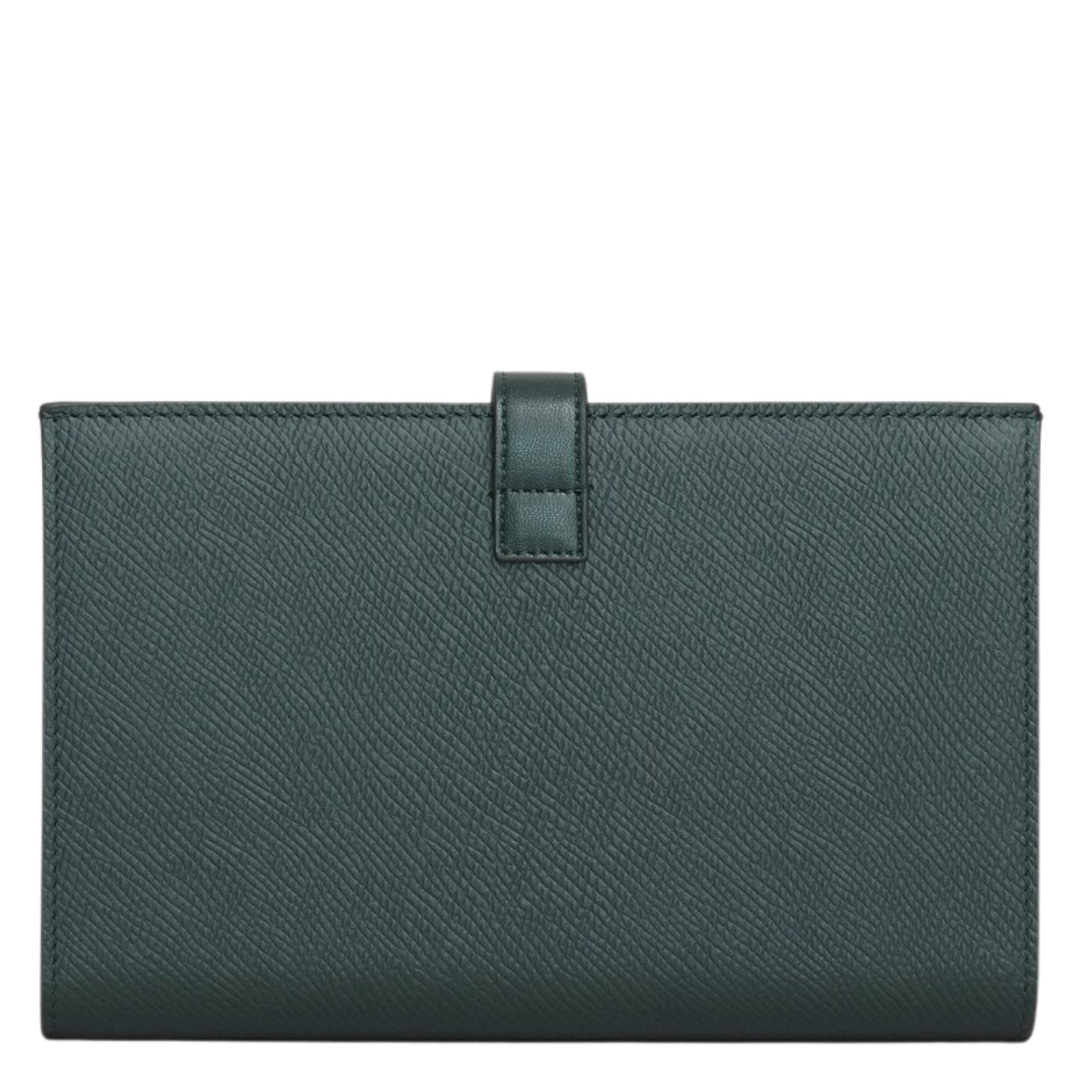 Large Strap Wallet in Grained Calfskin