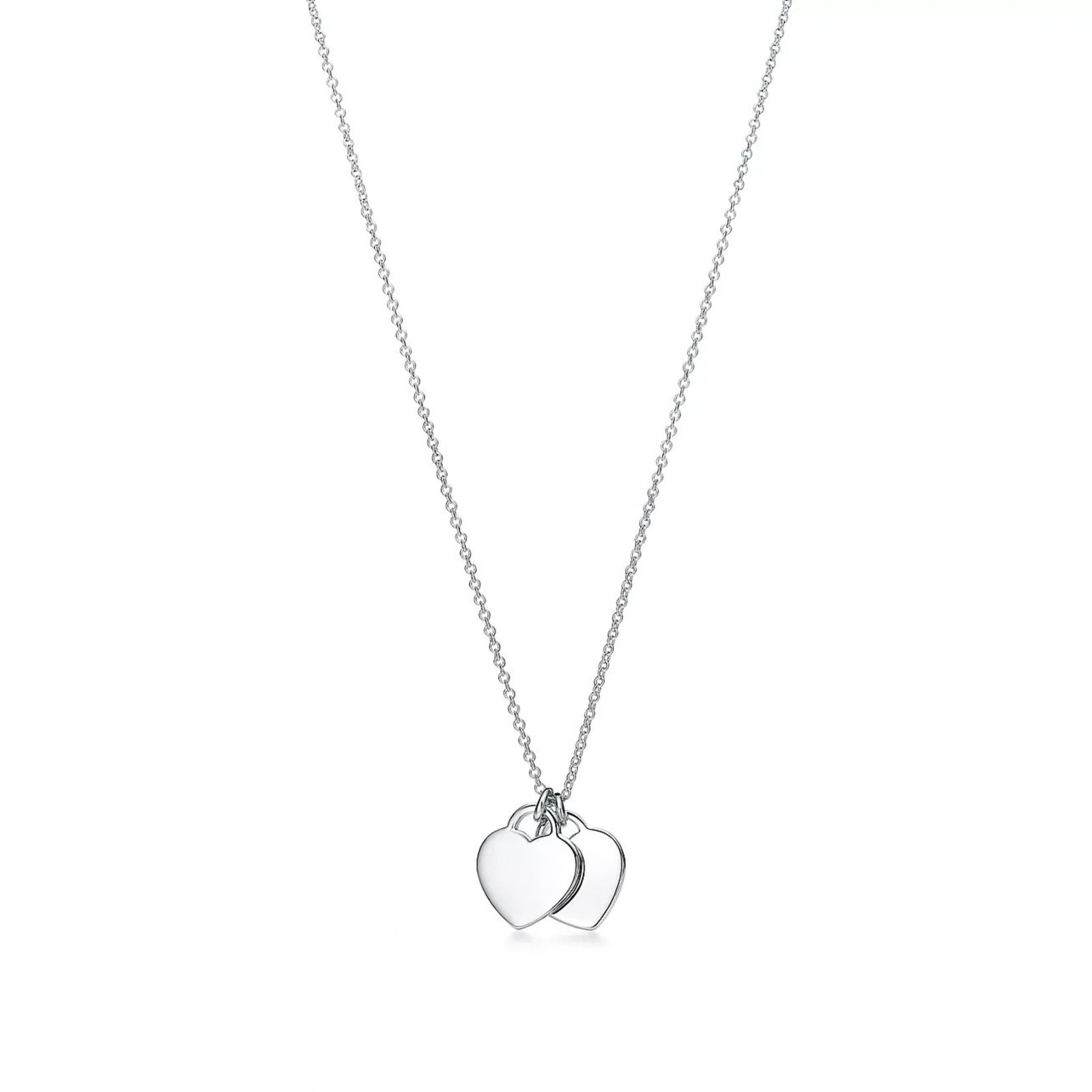 Mini Double Heart Tag Pendant