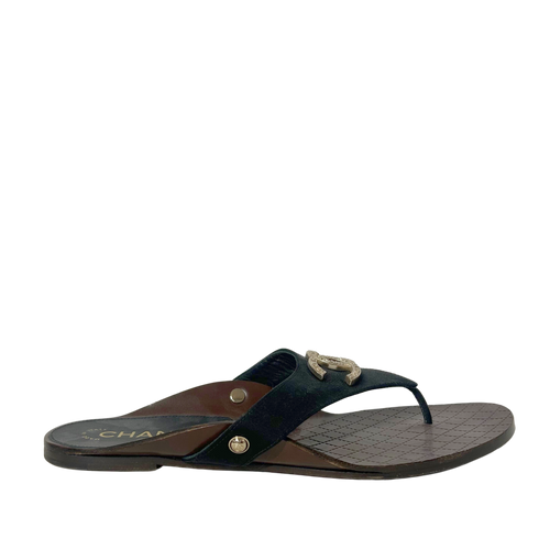 Black Sandals 9.5