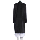 Windowpane Jacket in Black