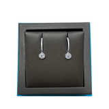 White Gold Diamond Drop Earrings