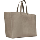 XL Rio Suede Tote in Taupe