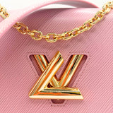 Epi Twist Shoulder Bag MM Rose Ballerine