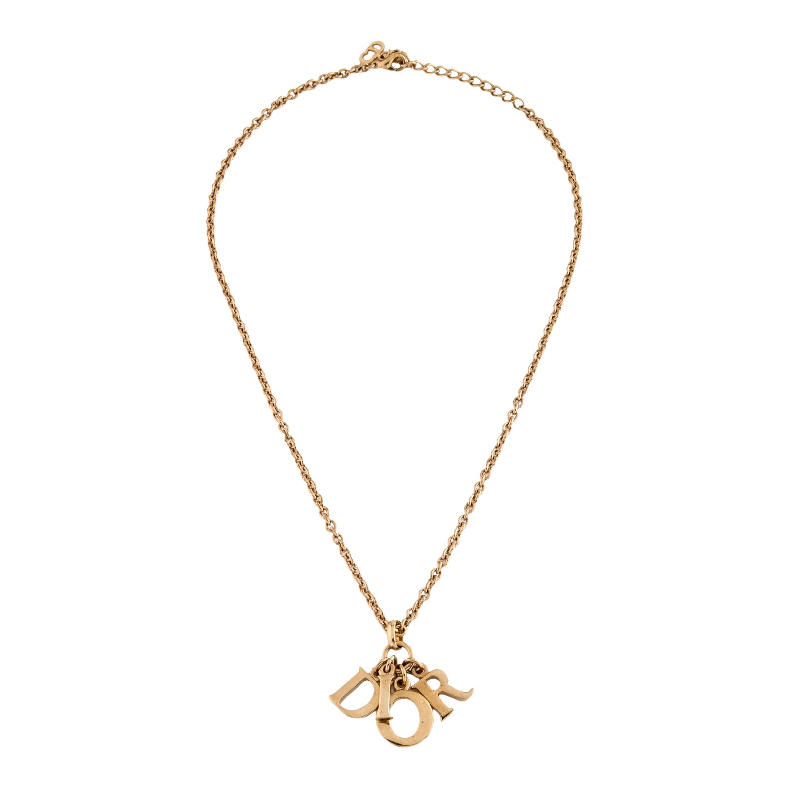 Vintage Letter Logo Pendant