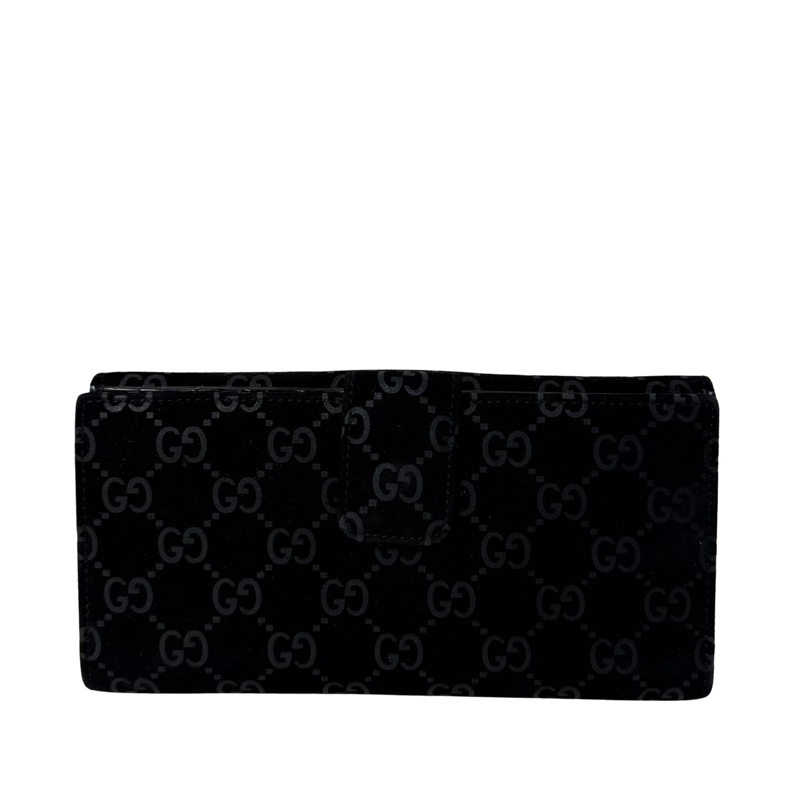 GG Pattern Suede Wallet
