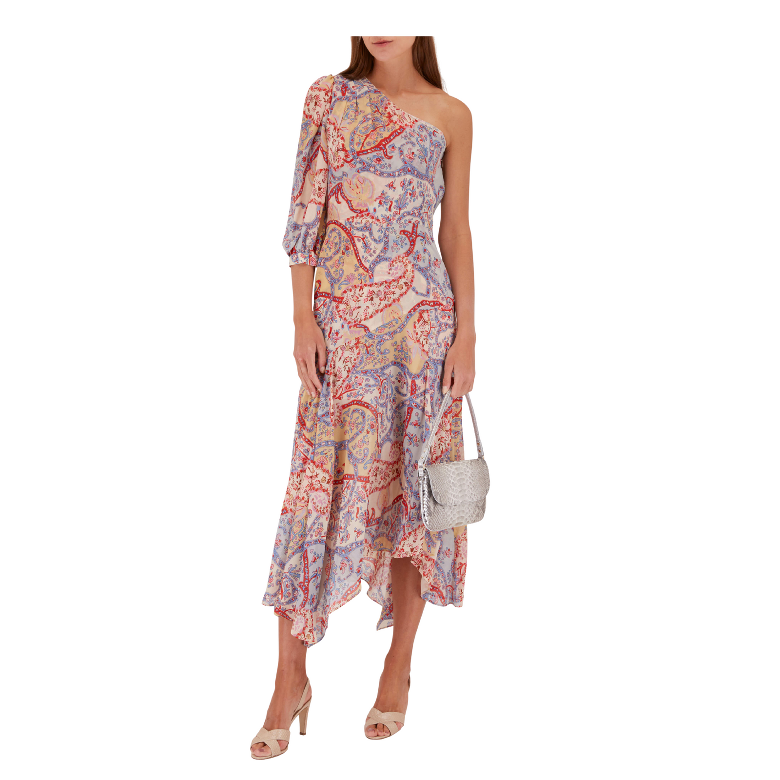 Asymmetrical Printed Dress