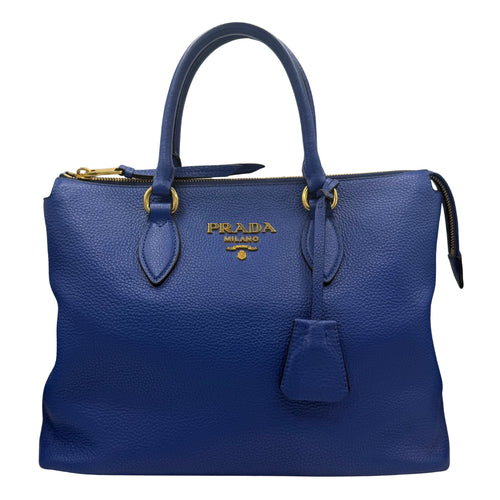 Vitello Daino Leather Top Handle Bag