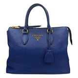 Vitello Daino Leather Top Handle Bag