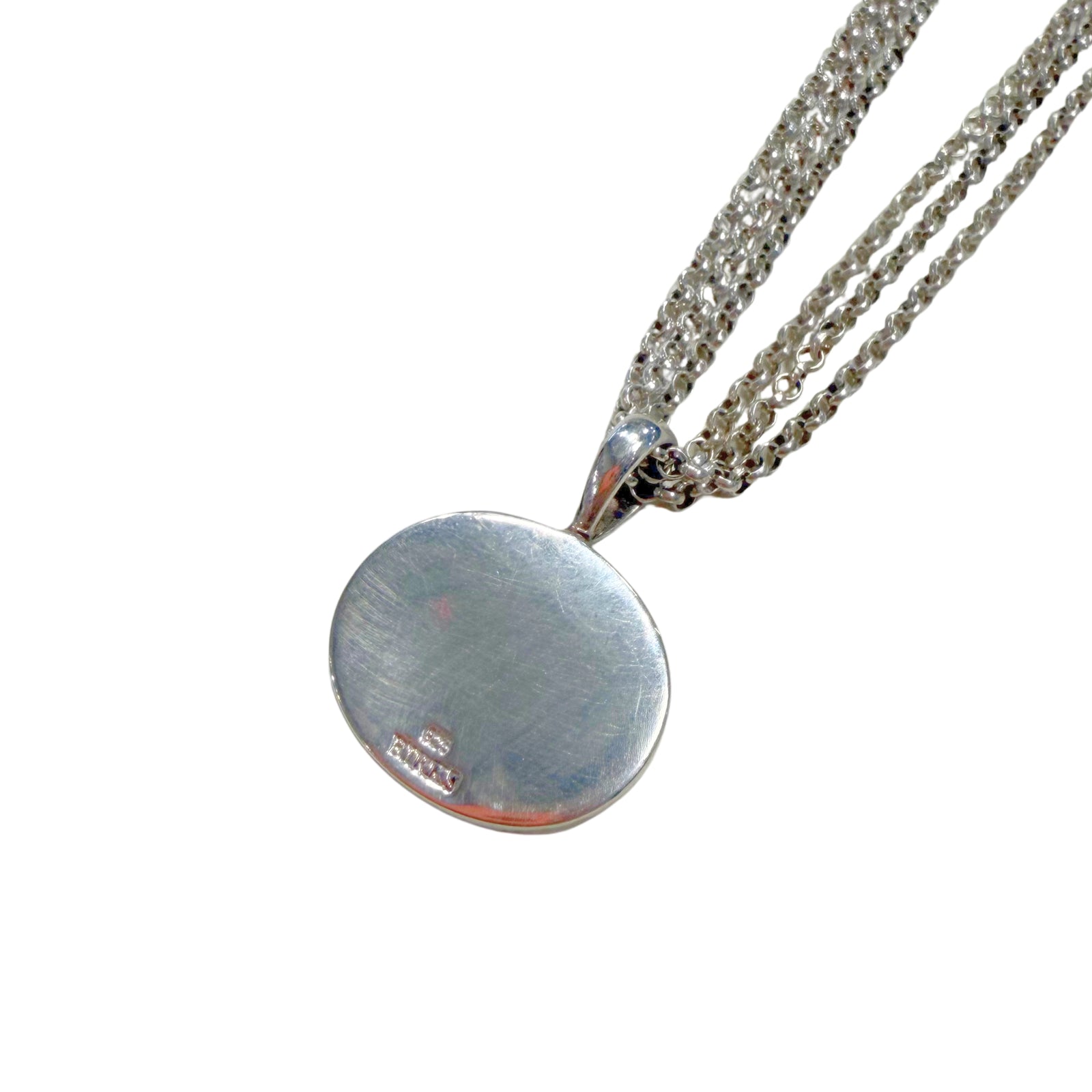 Trio Chain Oval Pendant
