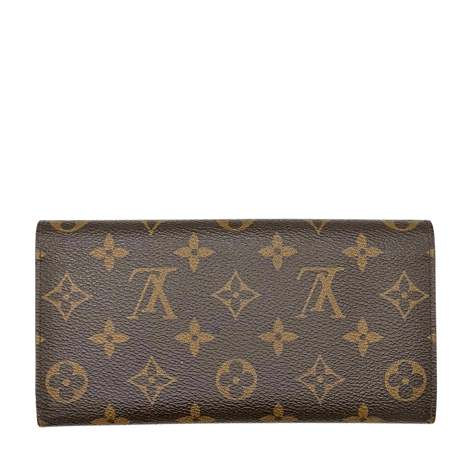 Monogram Emilie Wallet Red