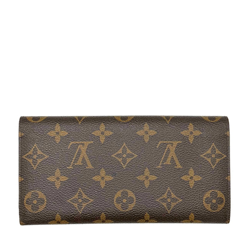Monogram Emilie Wallet Red
